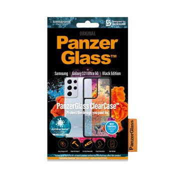 PanzerGlass ClearCase with BlackFrame for New Samsung Galaxy S Ultra series AB IN (0263)