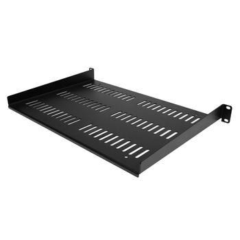 STARTECH 1U VENTED RACK SHELF - 12 IN (30.5CM) DEEP 1U SHELF - VENTED RACK (SHELF-1U-12-FIXED-V)