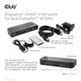 CLUB 3D DISPLAYPORT/ HDMI KVM SWITCH FOR DUAL DISPLAYPORT 4K60HZ (CSV-7210)