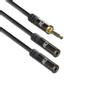 ACT Audio-splitterkabel AC3620 Zwart 0,15 m