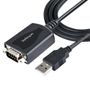 STARTECH StarTech.com 3ft USB to Serial Cable with COM Port Retention DB9 Male RS232 to USB Converter (1P3FPC-USB-SERIAL)