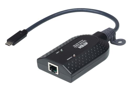 ATEN USB-C KVM Adapter with Virtual Media and CAC reader support (KA7183-AX)
