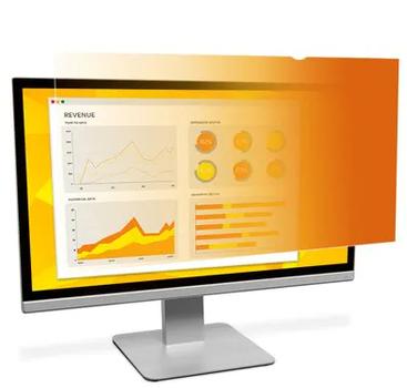 3M Gold Privacy Filter for 24" Monitors 16:9 - Display privacy filter - 24" wide - black, gold (GF240W9B)