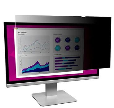 3M High Clarity Privacy Filter for 27" Monitors 16:9 - Display privacy filter - 27" wide - black (HC270W9B)