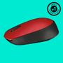 LOGITECH Mouse Logitech Wireless Mouse M171 Red 910-004641 (Retail) (910-004641)