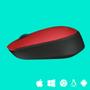 LOGITECH Mouse Logitech Wireless Mouse M171 Red 910-004641 (Retail) (910-004641)