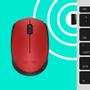 LOGITECH Mouse Logitech Wireless Mouse M171 Red 910-004641 (Retail) (910-004641)