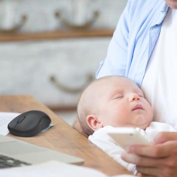 Logitech M220 Silent - mus - 2.4 GHz - koksgrå (910-004878)