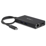 STARTECH USB-C Multiport Adapter for Laptops - Power Delivery - 4K HDMI-GbE- USB 3.0	