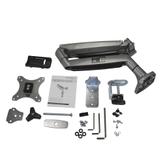 StarTech Desk Mount Monitor Arm, Heavy Duty Ergonomic VESA Monitor Arm, Single Display up to 9kg, Full Motion, Height Adjustable,  Articulating,  Aluminum, C-Clamp/ Grommet,  Silver - Small Footprint Design monter (ARMPIVOTHD)