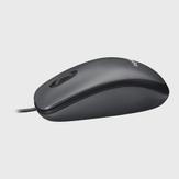 Logitech M100 - mus - full størrelse - USB - svart (910-006652)