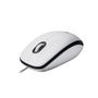 LOGITECH h M100 - Mouse - full size - right and left-handed - optical - 3 buttons - wired - USB (910-006764)