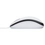 LOGITECH h M100 - Mouse - full size - right and left-handed - optical - 3 buttons - wired - USB (910-006764)
