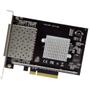 STARTECH 4 PORT PCIE NETWORK CARD WITH OPEN SFP+ - INTEL XL710 CHIP CTLR (PEX10GSFP4I)
