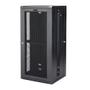 STARTECH StarTech.com 26U 19" Wall Mount Network Cabinet, 16" Deep Hinged Locking IT Network Switch Depth Enclosure,  Assembled Vented Computer Equipment Data Rack with Shelf & Flexible Side Panels - 26U Vented (RK2620WALHM)
