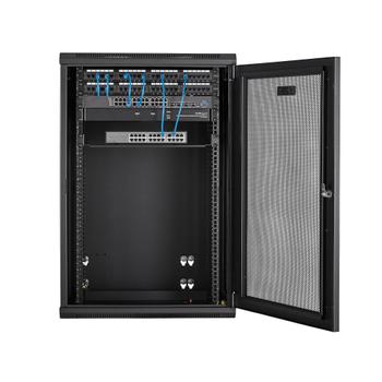 STARTECH 18U Wall-Mount Server Rack Cabinet - 20 in. Deep - Hinged (RK1820WALHM)