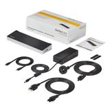 StarTech Triple-Monitor 4K USB-C Dock with 5x USB 3.0 Ports - 100W PD - dokkingstasjon - HDMI, DP (DK30CH2DEPUE)