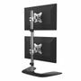 STARTECH VERTICAL DUAL-MONITOR STAND AL MONITORS UP TO 27IN VESA DESK (ARMDUOVS)