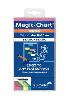 LEGAMASTER Magic-Chart notes 10x20cm assorted 500pcs (7-159499)