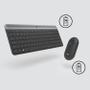 LOGITECH Slim Wireless Keyboard Mouse Combo MK470 (920-009204)