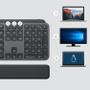 LOGITECH h MX Keys Advanced Wireless Illuminated Keyboard - Keyboard - backlit - Bluetooth,  2.4 GHz - QWERTY - UK (920-009414)