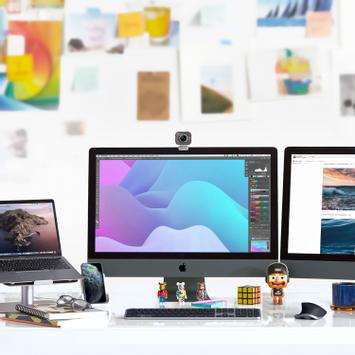 Logitech MX Master 3 for Mac - mus - Bluetooth,  2.4 GHz - romgrå (910-005696)