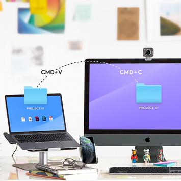 Logitech MX Master 3 for Mac - mus - Bluetooth,  2.4 GHz - romgrå (910-005696)