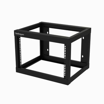 STARTECH 6U WALL-MOUNT RACK OPEN FRAME 18 IN. DEEP - STEEL RACK (RK619WALLO)