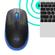 LOGITECH M190 Full-size Wireless Optical PC Mouse - Blue - Mus - Optisk - 3 knapper - Blå (910-005907)