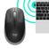 LOGITECH M190 Full-size Wireless Optical PC Mouse - Mid Grey - Mus - Optisk - 3 knapper - Grå (910-005906)
