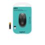 LOGITECH h M190 - Mouse - optical - 3 buttons - wireless - USB wireless receiver - charcoal (910-005905)