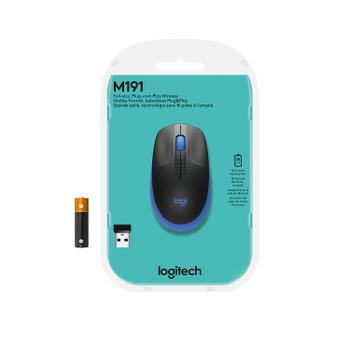 LOGITECH M190 Full-size wireless mouse - BLUE (910-005907)
