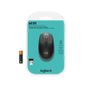 LOGITECH h M190 - Mouse - optical - 3 buttons - wireless - USB wireless receiver - mid grey (910-005906)