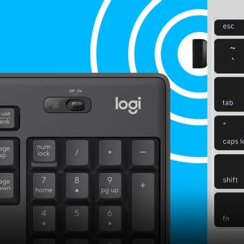 LOGITECH MK295 SILENT WRLS COMBO G - US GRAPHITE - US INTL - INTNL WRLS (920-009800)