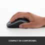 LOGITECH WIRELESS MOUSE M185 SWIFT GREY USB CORDLESS IN (910-002238)