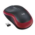 M 185 Cordless Notebook Mouse USB black / red