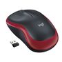 LOGITECH M 185 Cordless Notebook Mouse USB black / red (910-002240)