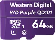 WD Purple SC QD101 WDD064G1P0C - flashminnekort - 64 GB - microSDXC UHS-I