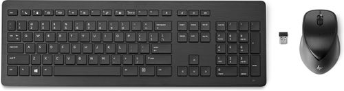 HP P Wireless Rechargeable 950MK - Keyboard and mouse set - wireless - 2.4 GHz - UK - for Elite Mobile Thin Client mt645 G7, EliteBook 830 G6, Pro Mobile Thin Client mt440 G3 (3M165AA#ABU)
