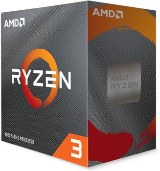 AMD AM4 Ryzen 3 4100 Processor Socket-AM4,  4-core, 8-thread, 3.8/ 4.0Ghz,  65w, 6MB cache (100-100000510BOX)