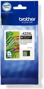 BROTHER LC422XL - High Yield - black - original - ink cartridge - for Brother MFC-J5340DW,  MFC-J5345DW,  MFC-J5740DW,  MFC-J6540DW,  MFC-J6940DW (LC422XLBK)