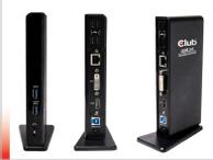 Club 3D SenseVision USB 3.0 Dual Display Docking Station - dokkingstasjon - USB - DVI, HDMI (CSV-3242HD)