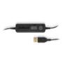 JABRA a BIZ 1100 USB Duo - Headset - on-ear - wired - USB - black - academic - Certified for Microsoft Teams, Zoom Certified (1159-0159-EDU)