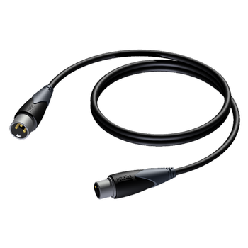 PROCAB CLD953 DMX-AES 110Ohm 3 pin  5m HQ, XLR han/hun AES digital kabel (CLD953/5)