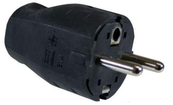 BACHMANN Mountable Schuko plug, bk (910.100)