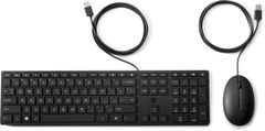 HP HPI Mouse+Keyboard 320K Wired Desktop Swiss Factory Sealed