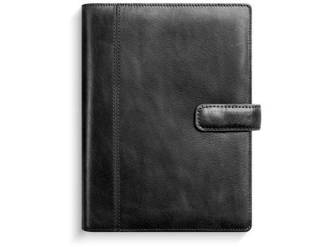 BURDE Planlegger BURDE Regent skinn A6 sort (92467800)