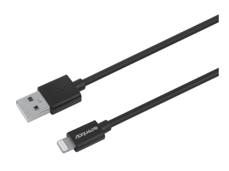 Essentials USB-A - Lightning Cable, MFi, 20cm, Black (1110708)