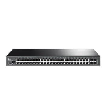 TP-LINK JetStream TL-SG3452X V1 - Switch - Managed - 48 x 10/ 100/ 1000 + 4 x 10 Gigabit SFP+ - rack-mountable (TL-SG3452X)