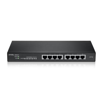 ZYXEL GS1915-8 8-port GbE Smart hybrid mode Switch standalone or NebulaFlex Cloud desktop fanless (GS1915-8-EU0101F)